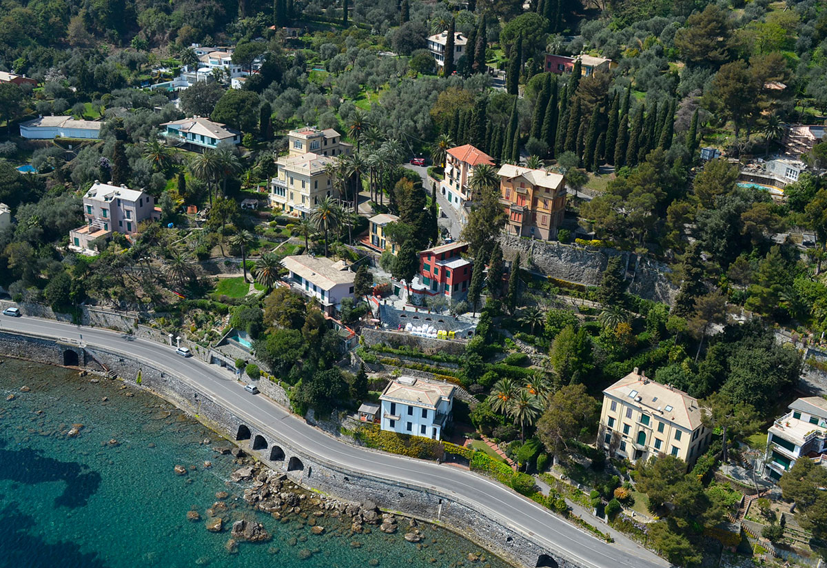 Liguria - Villa padronale riqualificazione villa e terrazzamenti